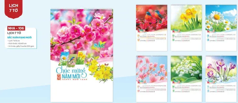 mẫu lịch tết đẹp